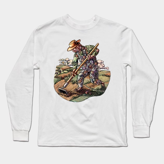 Cooperative Farming Long Sleeve T-Shirt by Lisa Haney